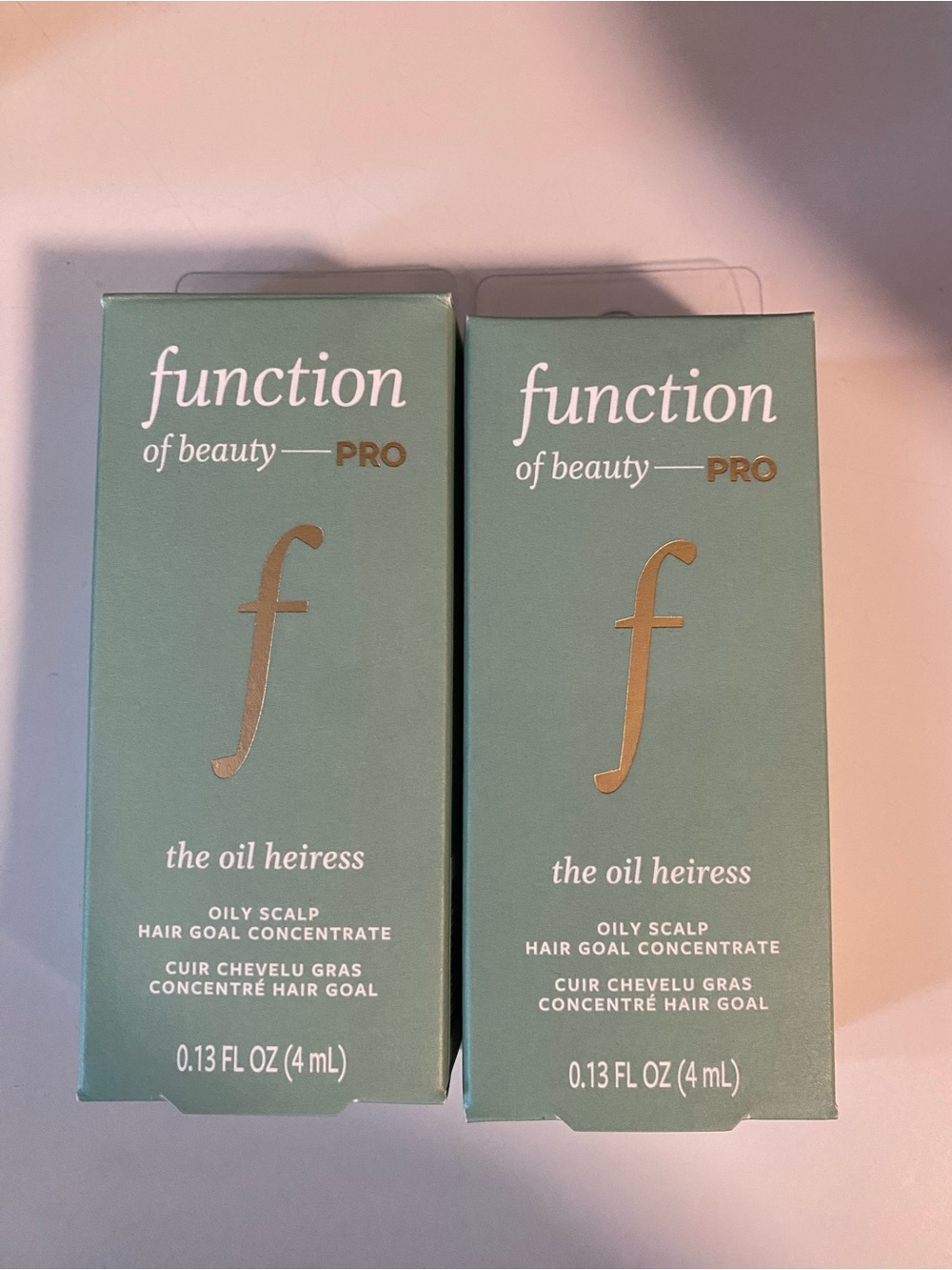 Function Of Beauty - The Oil Heiress Oily Scalp Hair Goal Concentrate x2